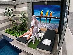 Maine teen 18+ cleaning lady ko apne private suite mein bulaaya, aur usne amazing blowjob di jab tak main uske muh mein nahi aa gaya 😏