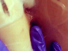 Whore's Wet Dripping Pussy Fingering to Juicy Orgasm