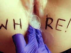 Whore's Wet Dripping Pussy Fingering to Juicy Orgasm