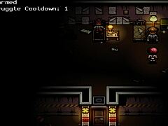 Detailed Scene of Overgrown Genesis in Bathroom with Bathing and Shower