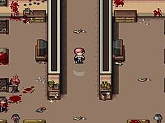 Detailed Scene of Overgrown Genesis in Bathroom with Bathing and Shower