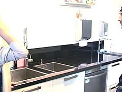 tight tini forced to fuck by boss at work.