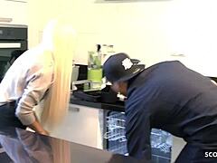 tight tini forced to fuck by boss at work.