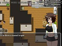 college student and teacher