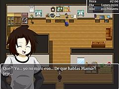 college student and teacher