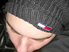 Straight Military Guy Craves Another Car Handjob