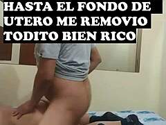 mi esposo manda a COGER con maduro en mis inicios jovencita