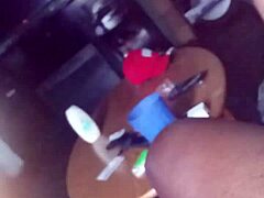 Ann Sucking Black Monster Cock Blowjob