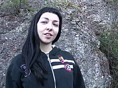 Teen 18+ couple engages in public fucking near a monastery in homemade video