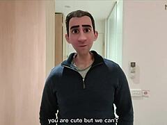 stuck in hotel with hot stepdad, craving his cock so bad