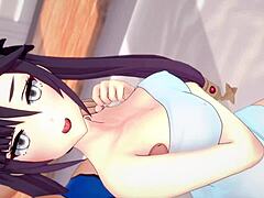 Mona Removes Towel for Uncensored Hentai Fuck in 3D Cartoon Anime Scene with Detailed Actions