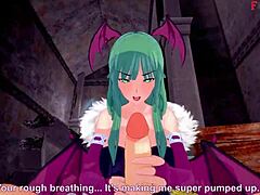 morrigan has hard sex in halloween sheer fantasy