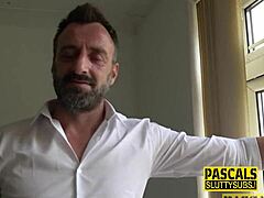 tattooed milf submissive with big boobs gets anal 😈