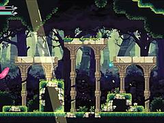 Flip Witch Pixel Hentai Game Ep 6! Femdom Creampie Dominates in the Forest Adventure!