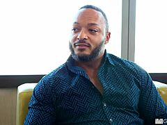 Black Cock Stretches Adrian’s Tight Ass in Steamy Shower Scene