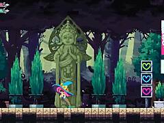 Flip Witch Pixel Hentai Game Ep 6! Femdom Creampie Dominates in the Forest Adventure!