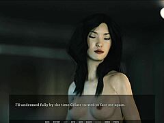 In the unending void, a curvy mature woman in a cute outfit faces a monster cock in this 3d hentai game