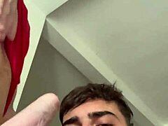 my new neighbor saw me through the window and asked to come fuck me