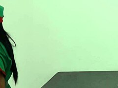 Milf Takes Off Clothes While Dancing On Desk