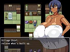 Tanned Natsuki In Hentai Game