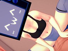 tv woman in sporty outfit craves cock in her room 😈