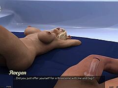 Rejected by the hot doctor in this anime porn video