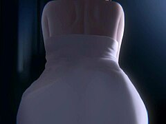 in the hentai game, charlotte fucks a ghost in the shower while bathing, her big ass bouncing