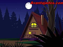 cartoon gay antics in brazilian forest