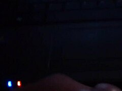 I masturbate alone at home, feeling so aroused