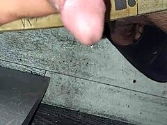 Solo Gay Guy Strokes Cock in Intense Handjob Session