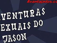 cartoon gay antics in brazilian forest