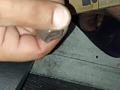 Solo Gay Guy Strokes Cock in Intense Handjob Session