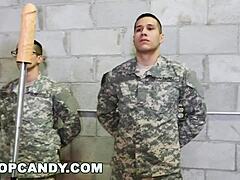 troop candy - hardcore gay action in military uniforms