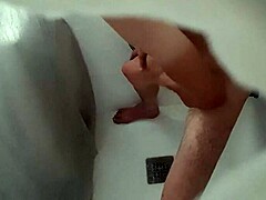 Hidden Cam! Roommate Goes Wild With Plunger Action!