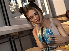 Summers Gone 4: Redhead With Big Tits In 3D