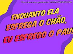 eating the big ass of the maid in hentai