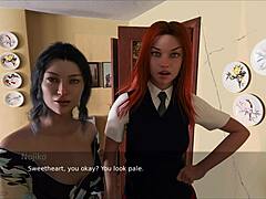 Summers Gone 4: Redhead With Big Tits In 3D