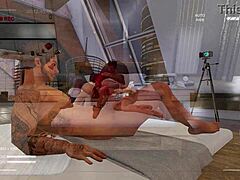 3dxchat gameplay: Hardcore missionary sex with a beautiful woman
