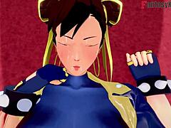 Chun-Li gives blowjob and gets fucked in POV