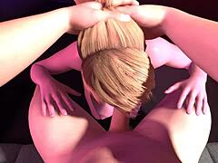 Samus Sucks Good Dick in Metroid Porn Parody