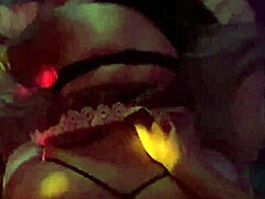 Milf With Big Tits And Ass Sucks Monster Cock!