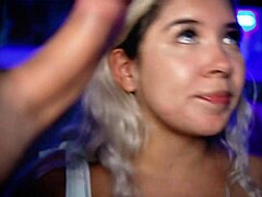 i'm a beautiful horny blonde sucking cock deepthroat on webcam show