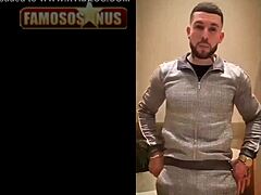 Gay couple in intimate moments