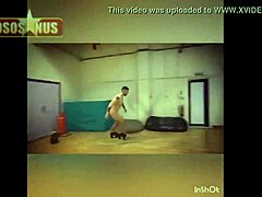 Gay couple in intimate moments