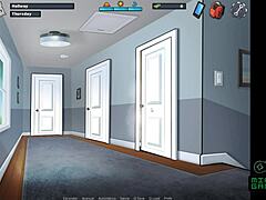 In Summertime Saga, mother-in-law comes to my room at night for blowjob and fucking