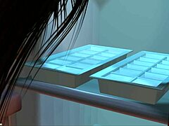 i share my busty anime roommate in the kitchen for wild hentai action