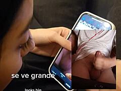 Mi Novia Reacciona a Vergas Enormes de Mis Amigos con Sorpresa.