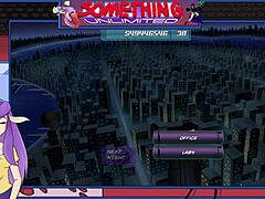 Hot anime game with dancing teens and big asses