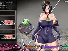 In Karryn's prison on day 20, she sucks big cocks in the hentai game