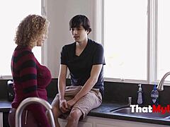 A mature woman seduces a self-assured assistant to get out of trouble